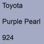 Preview: Toyota, Purple Pearl, 924.